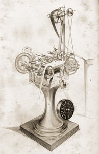 1851年の大展示会に出品されたクラブツリーカード設定機 作： English School