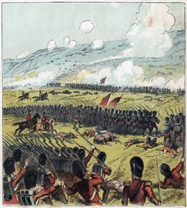 クリミー・ウォー（1853-1856）。1854年9月20日、ロシア軍とイギリス、フランス、トルコの連合軍との間で行われた「アルマの戦い」。アルマの戦い」の様子 作： English School