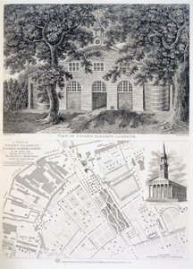 ランペスのクーパーズガーデン、バーソロミューハウレットによる彫刻（1746年） 作： English School