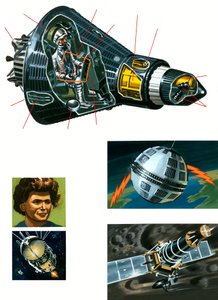 マーキュリー宇宙船の一部 作： English School