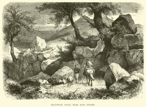 Alba Fucese近くのCyclopean Walls