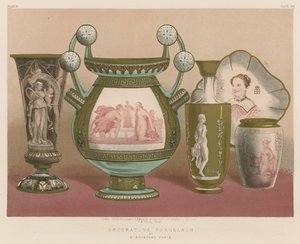 Eルソー、パリの装飾磁器 作： English School