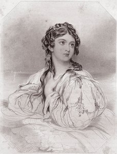 デスデモーナ（『オセロ』より）"Gallery of the Women of Shakespeare" 作： English School