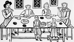 Roxburgheバラードからの自宅での食事 作： English School