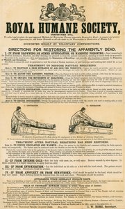 一見死者を取り戻すための指示;ロイヤルヒューマンソサエティ、1872年5月発行 作： English School
