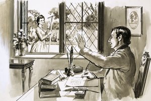 ドロシー・ワーズワースは彼女の兄弟ウィリアムによる多くの詩のインスピレーションでした 作： English School