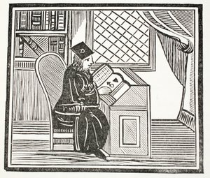 ジョン・ファウストス博士、パブ、ジョン・アシュトンによる18世紀のチャップブックのイラスト。 1882 作： English School