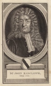 ジョンラドクリフ博士の1714年までの死 作： English School