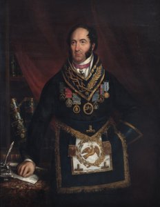 ロバートトーマスクルーセフィックス博士、1837年 作： English School