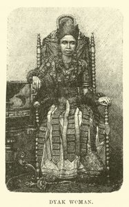 Dyak Woman 作： English School