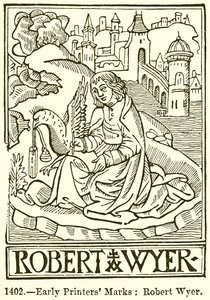 初期のプリンターマーク：Robert Wyer 作： English School
