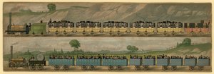 初期の旅客列車 作： English School