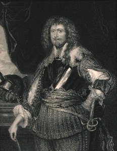 エドワード・サックヴィル（1590-1652）第4代ドーセット伯爵、1833年出版の『肖像画のギャラリー』より（彫刻作品） 作： English School