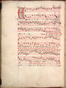 Egerton 3307、f.63v St. George のキャロル 作： English School
