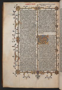 エガートン617、ウィクリフ聖書、1397年以前（ヴェラム） 作： English School