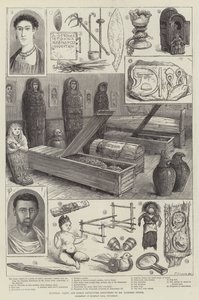 フリンダースペトリー氏が発見したエジプト、ギリシャ、ローマの古代遺物 作： English School