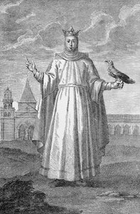 エリノア、イングランドのヘンリー2世の娘（1133-89）カスティーリャのアルフォンソ8世の妻（c.1155-1214） 作： English School