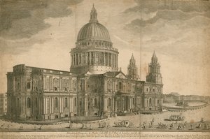 セントポール大聖堂、ロンドンの標高と展望 作： English School