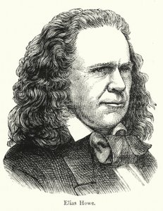 本縫ミシンのアメリカ人発明家エリアス・ハウ 作： English School