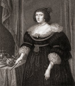 エリザベス、ボヘミアの女王（1596-1662）、ロッジブリティッシュポートレート、1823年 作： English School