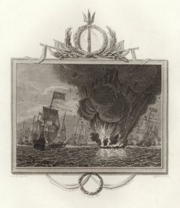 1512年8月10日の海峡におけるフランス艦隊とイギリス艦隊の関与