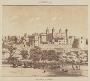 イングランド、ロンドン塔 作： English School