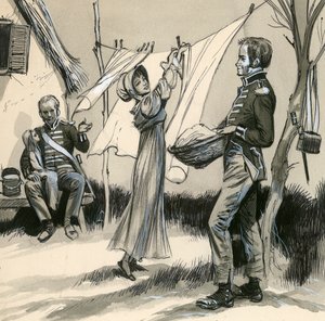 イギリスの兵士は優しさで定評があった 作： English School