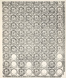 刻まれたアルマナック、1591年（Bagfordのコピー） 作： English School