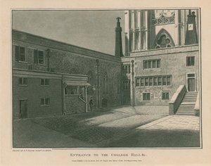 大学ホールへの入り口 作： English School
