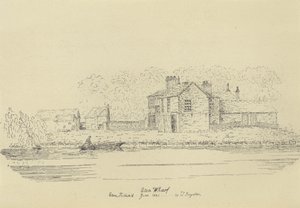 イートンワーフ、1821年（グラビア） 作： English School