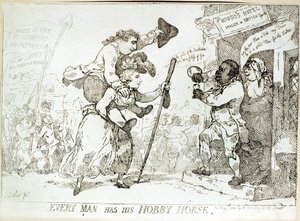 すべての人は1784年に公開された彼の趣味の馬を持っています 作： English School