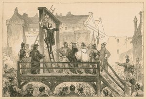 1688年、エジンバラでのジェームズレンウィックの処刑 作： English School