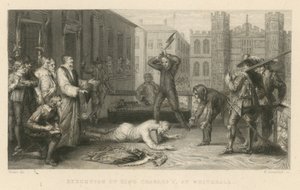 ホワイトホールでのチャールズ1世の処刑 作： English School