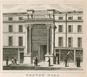 エクセターホール、ストランド、ロンドン 作： English School
