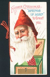 父のクリスマスジャックインザボックス、クリスマスカード 作： English School