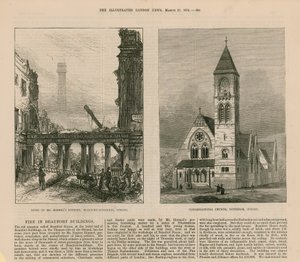ビューフォートの建物の火災 作： English School