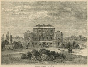 1800年のフォーリーハウス 作： English School