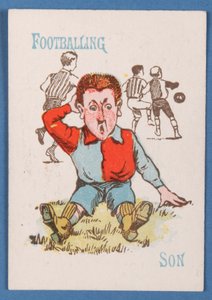 サッカーの息子、ハッピーファミリーカードゲーム、c.1890-1900 作： English School