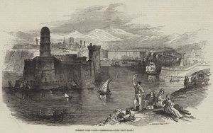 外国のトウモロコシ港、マルセイユ（版画 作： English School