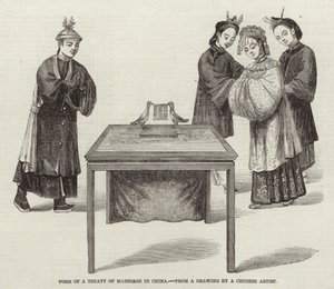 中国における結婚条約の形態 作： English School