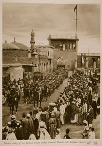 1917年3月11日、1917年〜19年19日、モード軍将軍下のイギリス軍のバグダッドへの正式入国