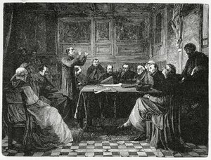1540年、1882年のイエズス会勲章の結成 作： English School