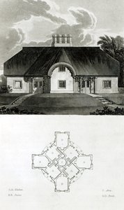 4つのコテージ、1818 作： English School