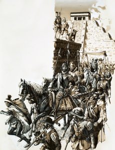 フランシスコデコロナドスの遠征でシボラを発見 作： English School
