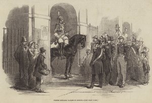 ロンドンのフランス国民衛兵（彫刻 作： English School