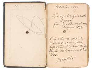 ガーネット・ジョセフ・ウォルズリー中尉が所有していたフランス語と英語の文法書（書籍 作： English School