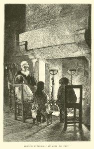 フランスのインテリア、Au Coin de Feu 作： English School