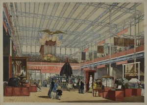 「ディキンソン」の1851年の偉大な展覧会の包括的な写真から、1854年に公開-アメリカ、1854年 作： English School