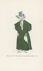 Gavarnis Psysionomie de la Population de Paris 1832から 作： English School