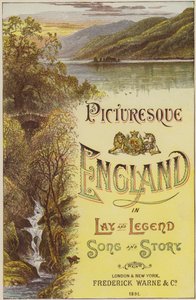 L.ヴァレンタイン作「イギリスの絵」の扉絵（彩色された彫刻）。 作： English School